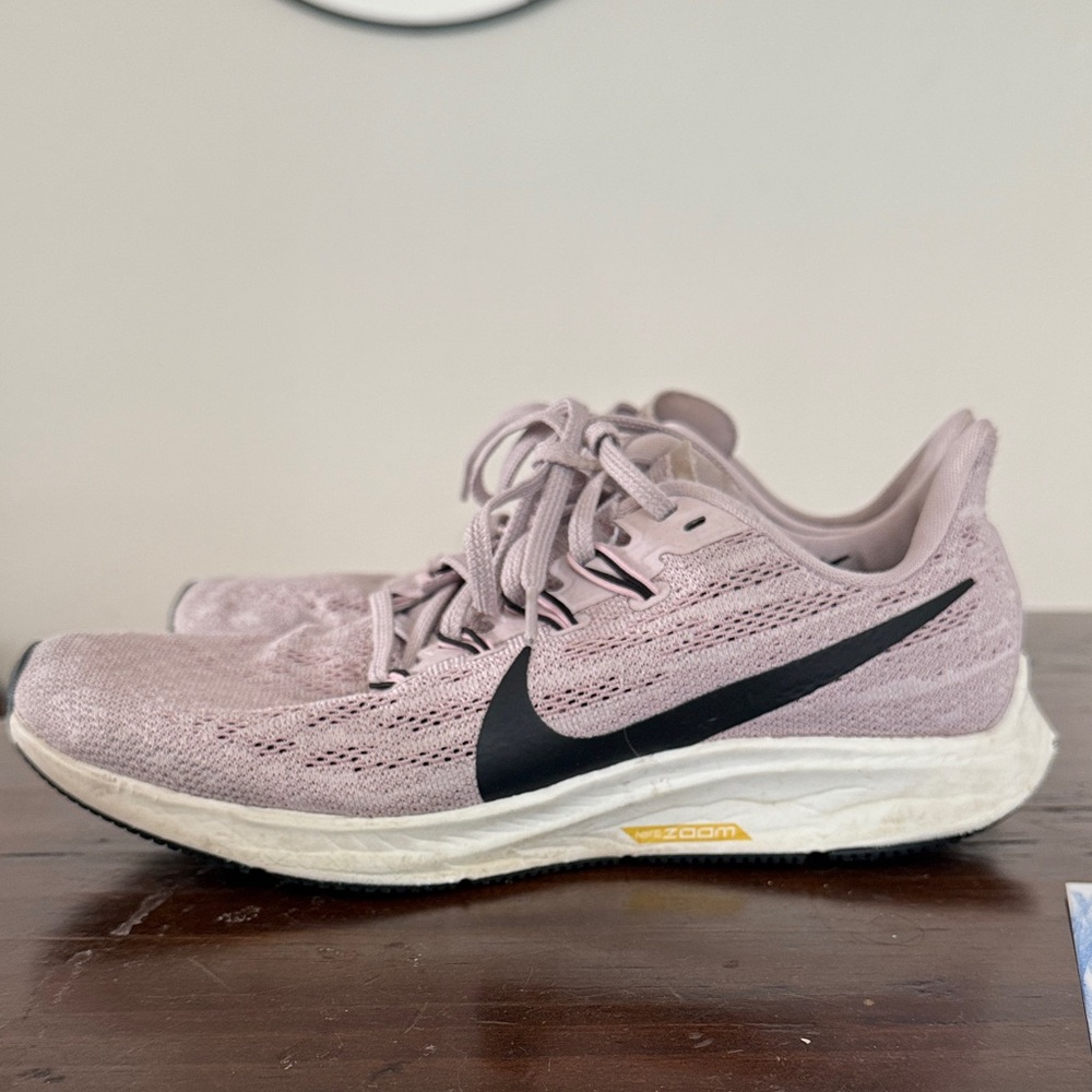Nike Women's Running Shoes Pink with Black Swoosh